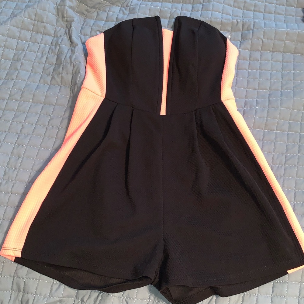 Strapless Romper